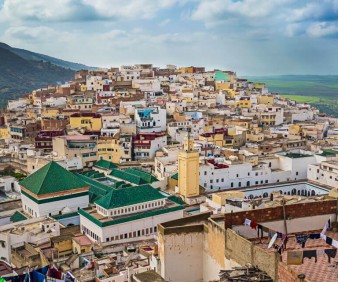 Holy city of Morocco at Mount Zerhoune 