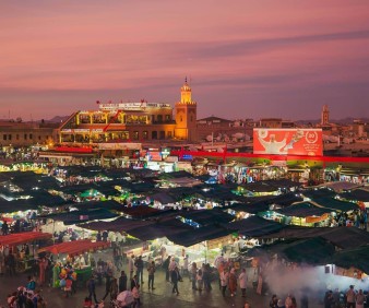 Jamaa el Fna square in Marrakech