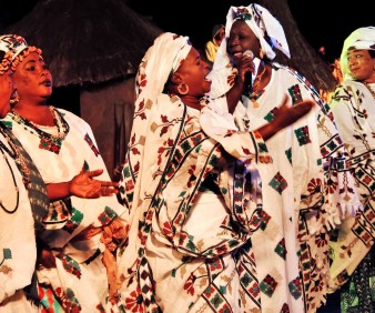 African musicians from Senegal