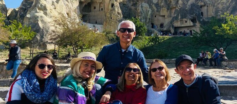 group of tourists in Turkey